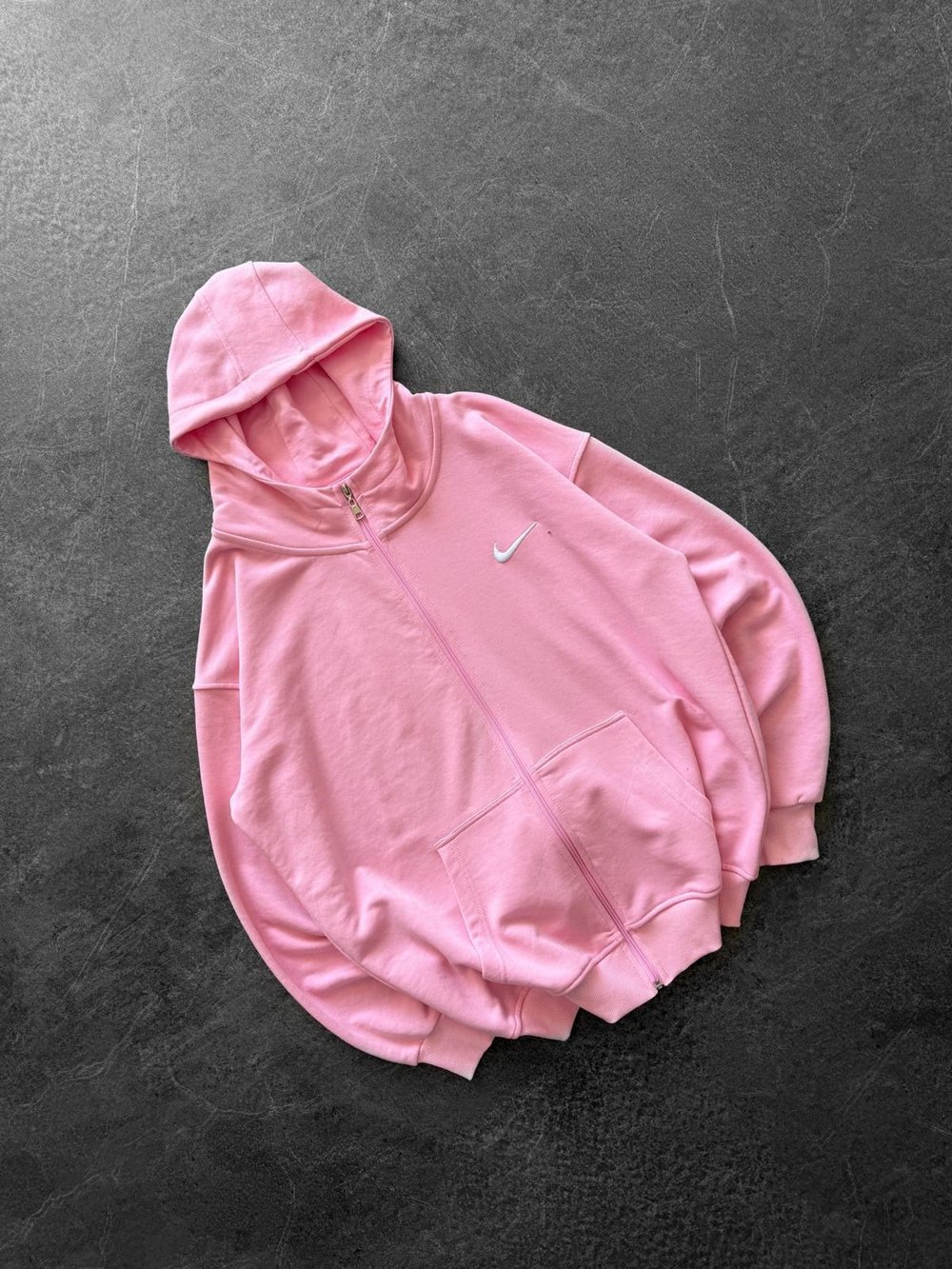 NK NAKIŞ BOYUNLU PAMUKLU HIRKA PEMBE