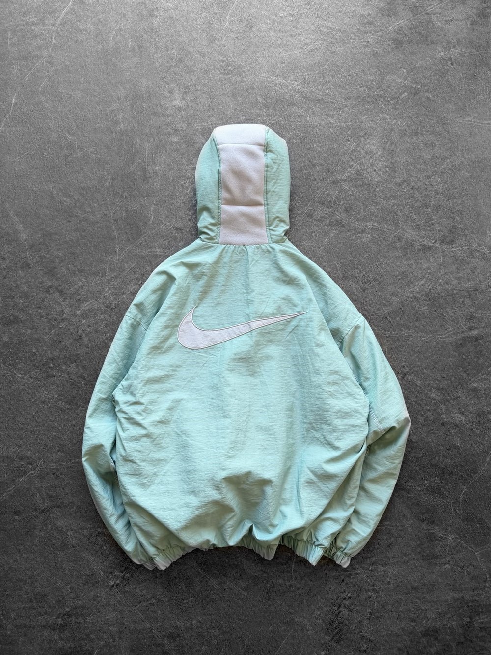 NK NAKIŞLI DOLUMLU KAPİTONE DETAY CEKET SU YEŞİLİ