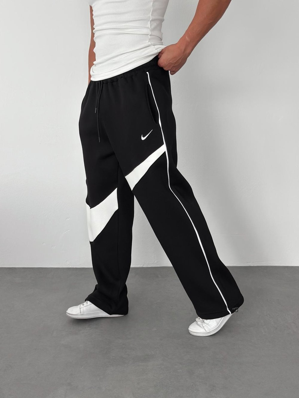 NK ULTRA BAGGY FUL PARCALI EŞOFMAN SİYAH