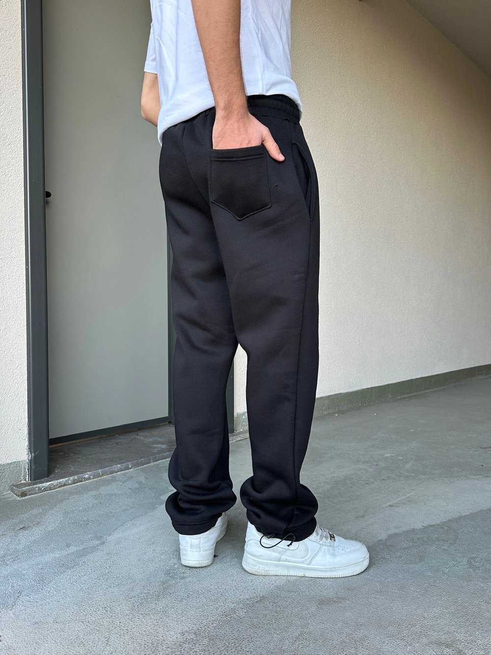 ÖZEL SERİ STW PAÇA AYARLANABİLİR BAGGY EŞOFMAN ALTI SİYAH