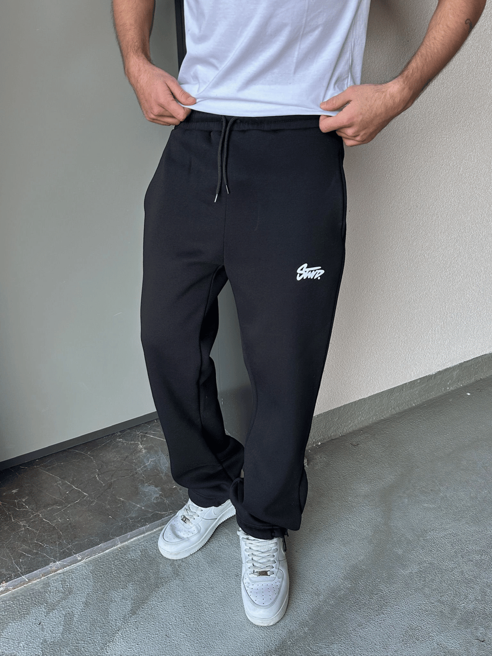 ÖZEL SERİ STW PAÇA AYARLANABİLİR BAGGY EŞOFMAN ALTI SİYAH