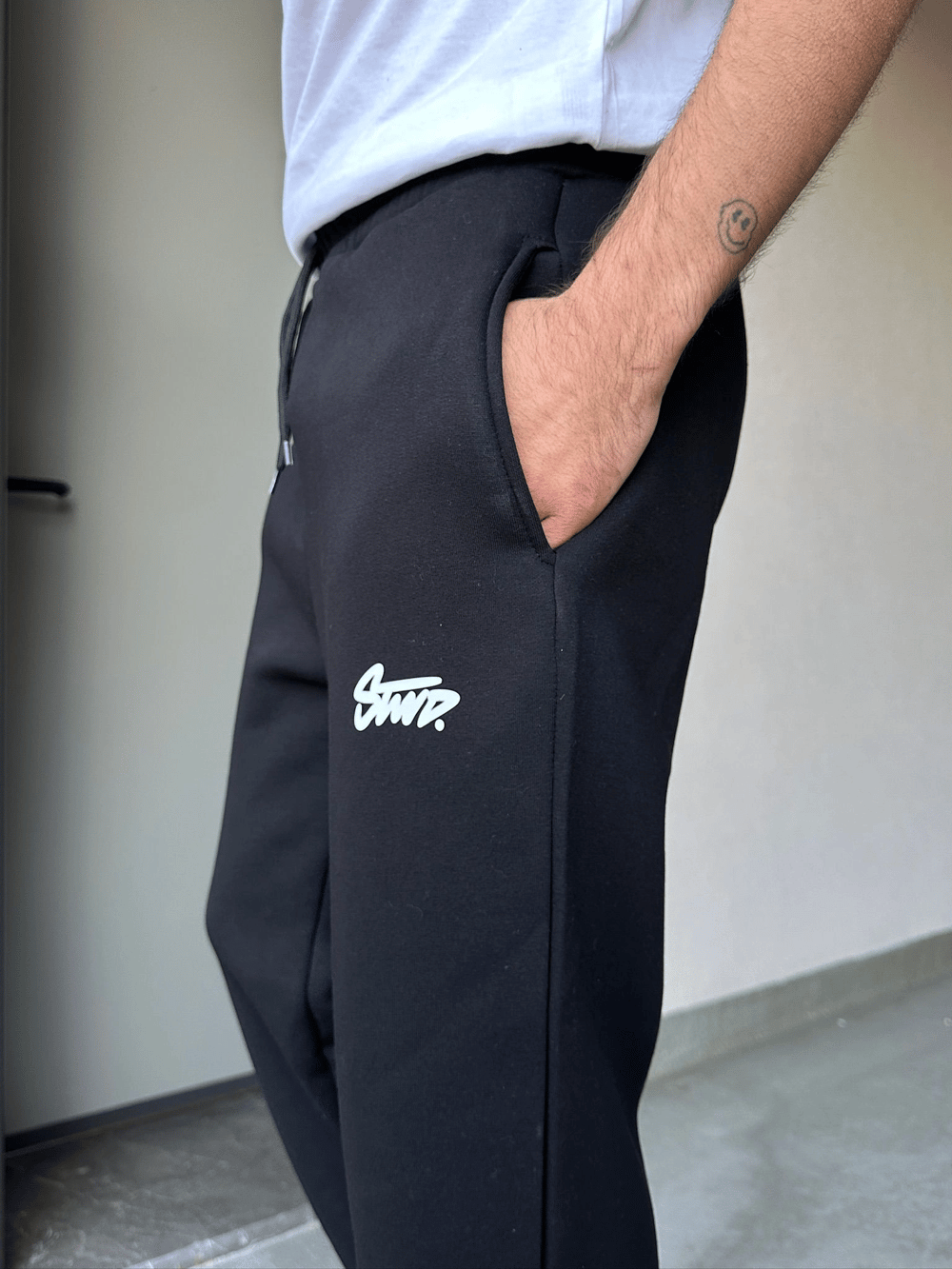 ÖZEL SERİ STW PAÇA AYARLANABİLİR BAGGY EŞOFMAN ALTI SİYAH