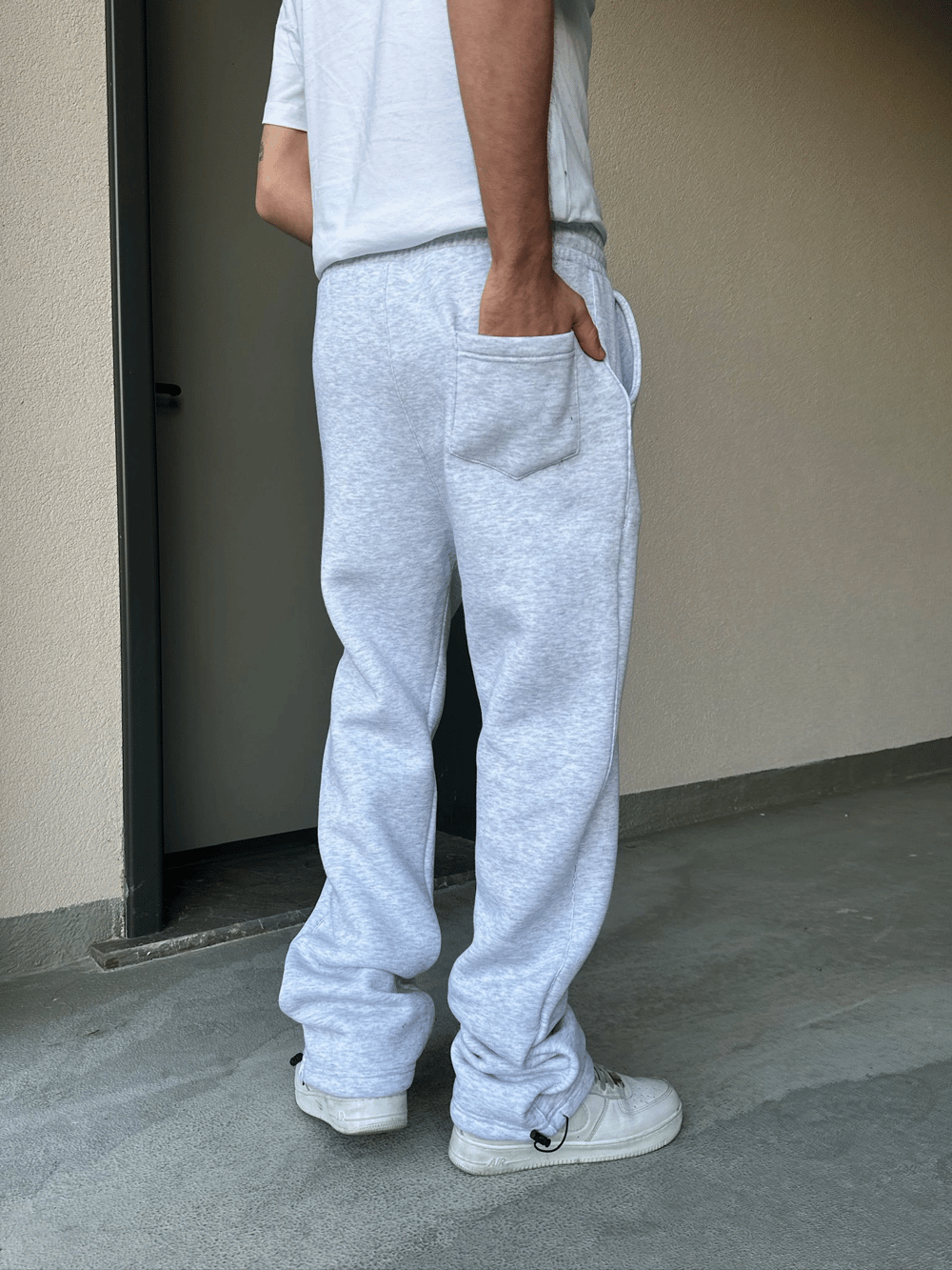 ÖZEL SERİ YAN BİYE PAÇA AYARLANABİLİR BAGGY EŞOFMAN ALTI GRİ