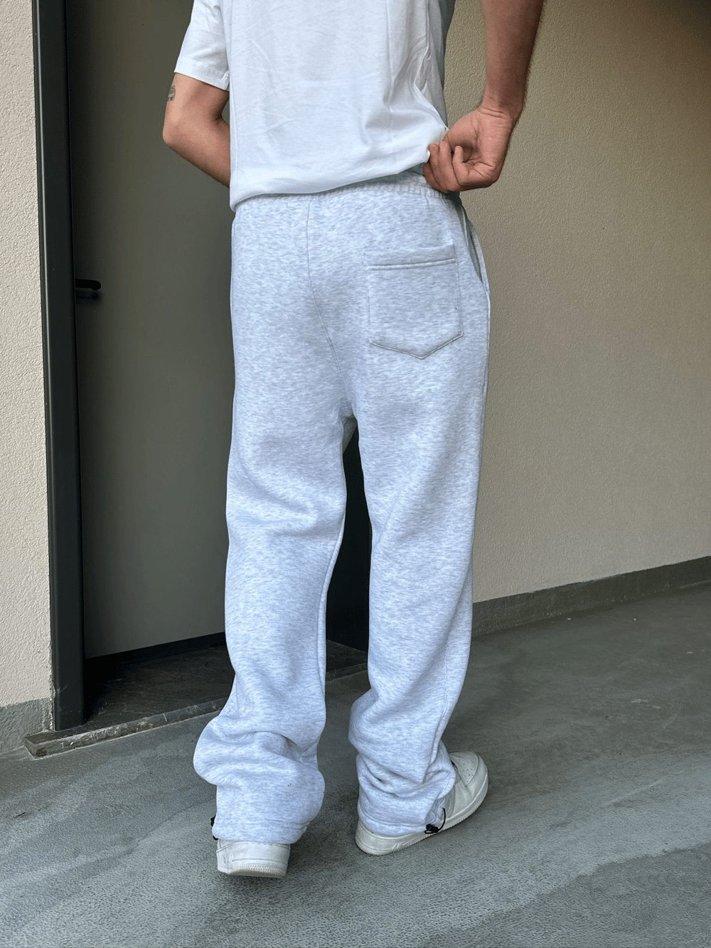 ÖZEL SERİ YAN BİYE PAÇA AYARLANABİLİR BAGGY EŞOFMAN ALTI GRİ