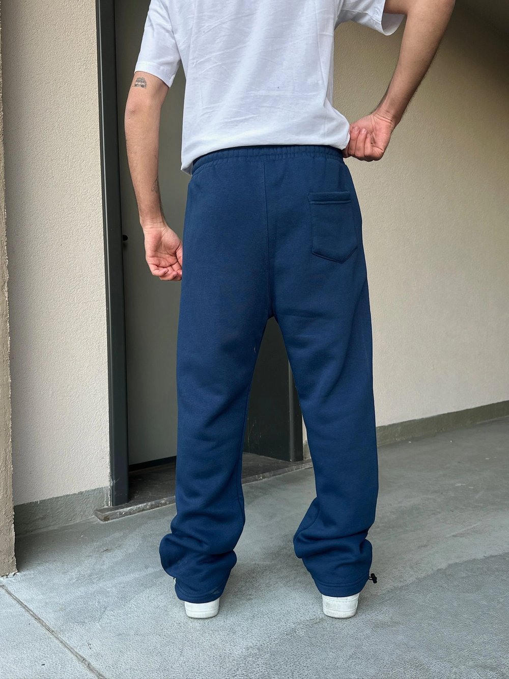 ÖZEL SERİ YAN BİYE PAÇA AYARLANABİLİR BAGGY EŞOFMAN ALTI LACİVERT