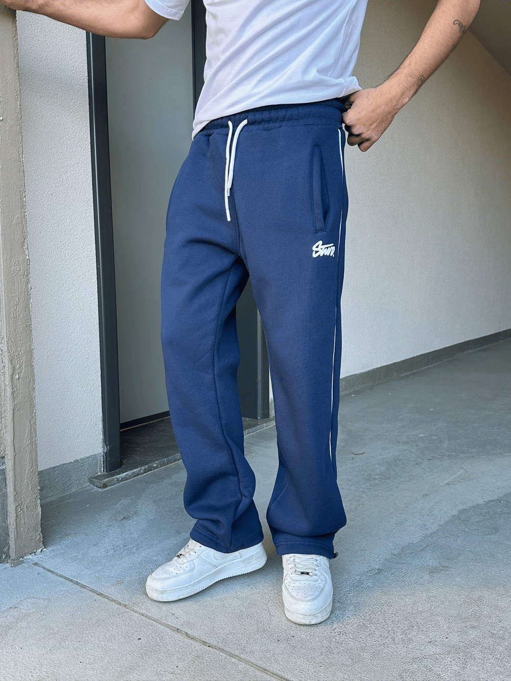 ÖZEL SERİ YAN BİYE STW PAÇA AYARLANABİLİR BAGGY EŞOFMAN ALTI LACİ