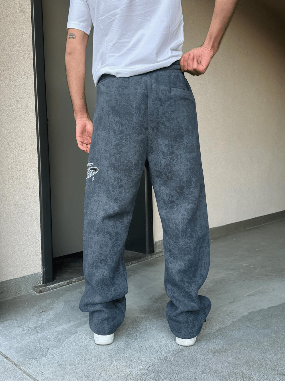 ÖZEL SERİ YIKAMALI STW PAÇA AYARLANABİLİR BAGGY EŞOFMAN ALTI FÜME