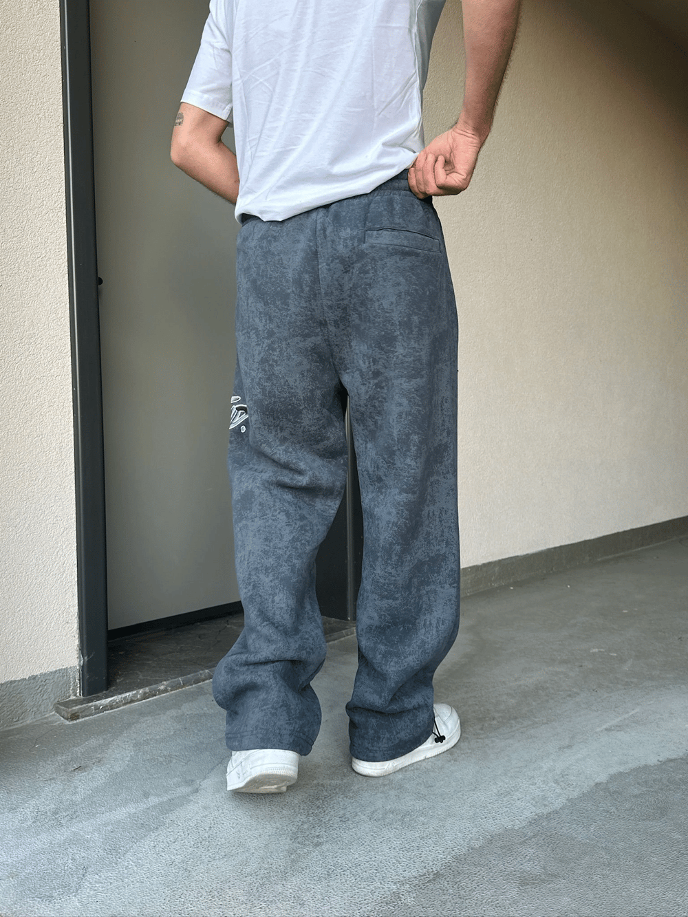 ÖZEL SERİ YIKAMALI STW PAÇA AYARLANABİLİR BAGGY EŞOFMAN ALTI FÜME