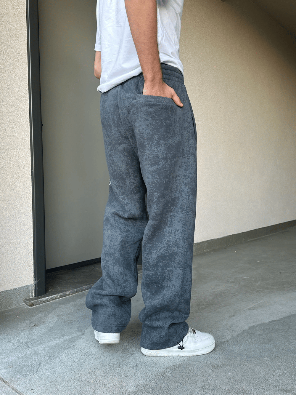 ÖZEL SERİ YIKAMALI STW PAÇA AYARLANABİLİR BAGGY EŞOFMAN ALTI FÜME