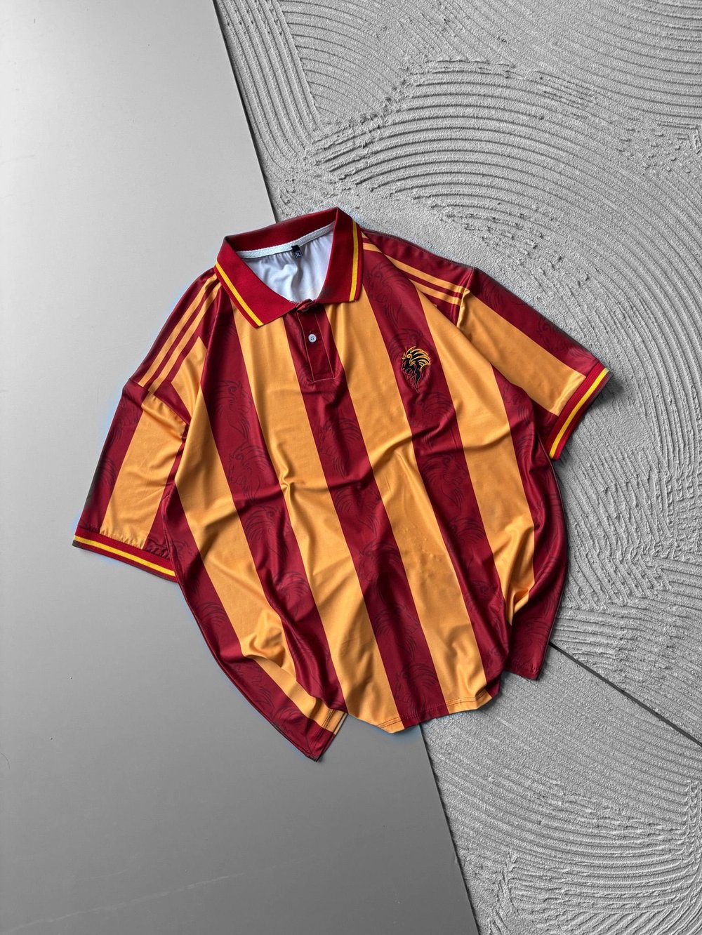 POLO YAKA FORMA KUMAŞ TARAFTAR DİJİTAL BASKI OVERSİZE TSHİRT GS
