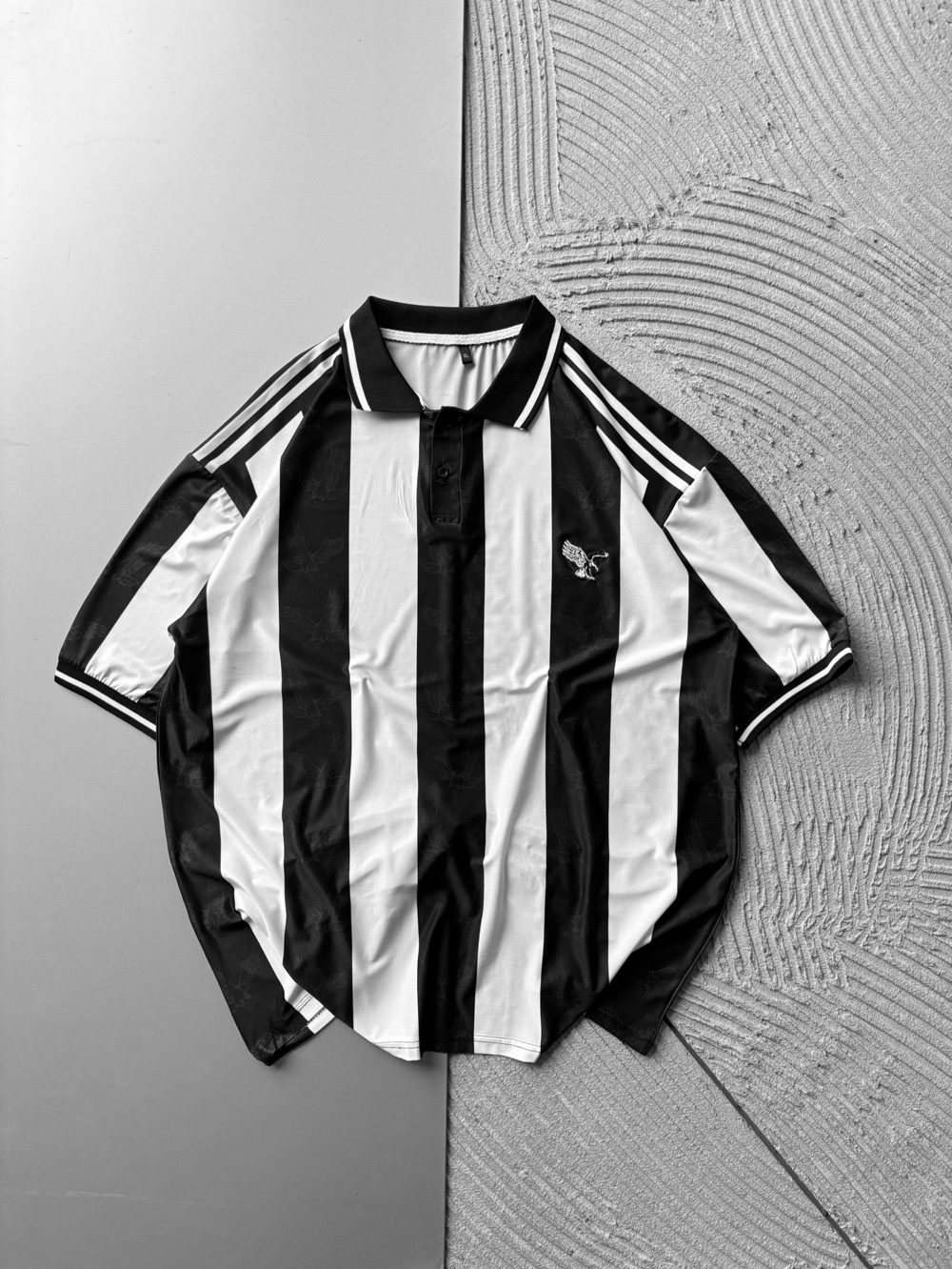 POLO YAKA FORMA KUMAŞ TARAFTAR DİJİTAL BASKI OVERSİZE TSHİRT BJK