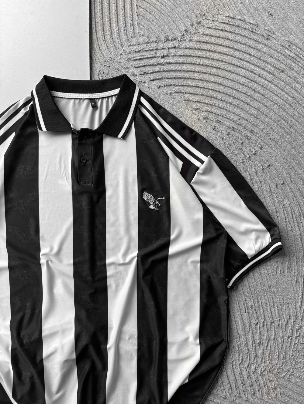 POLO YAKA FORMA KUMAŞ TARAFTAR DİJİTAL BASKI OVERSİZE TSHİRT BJK