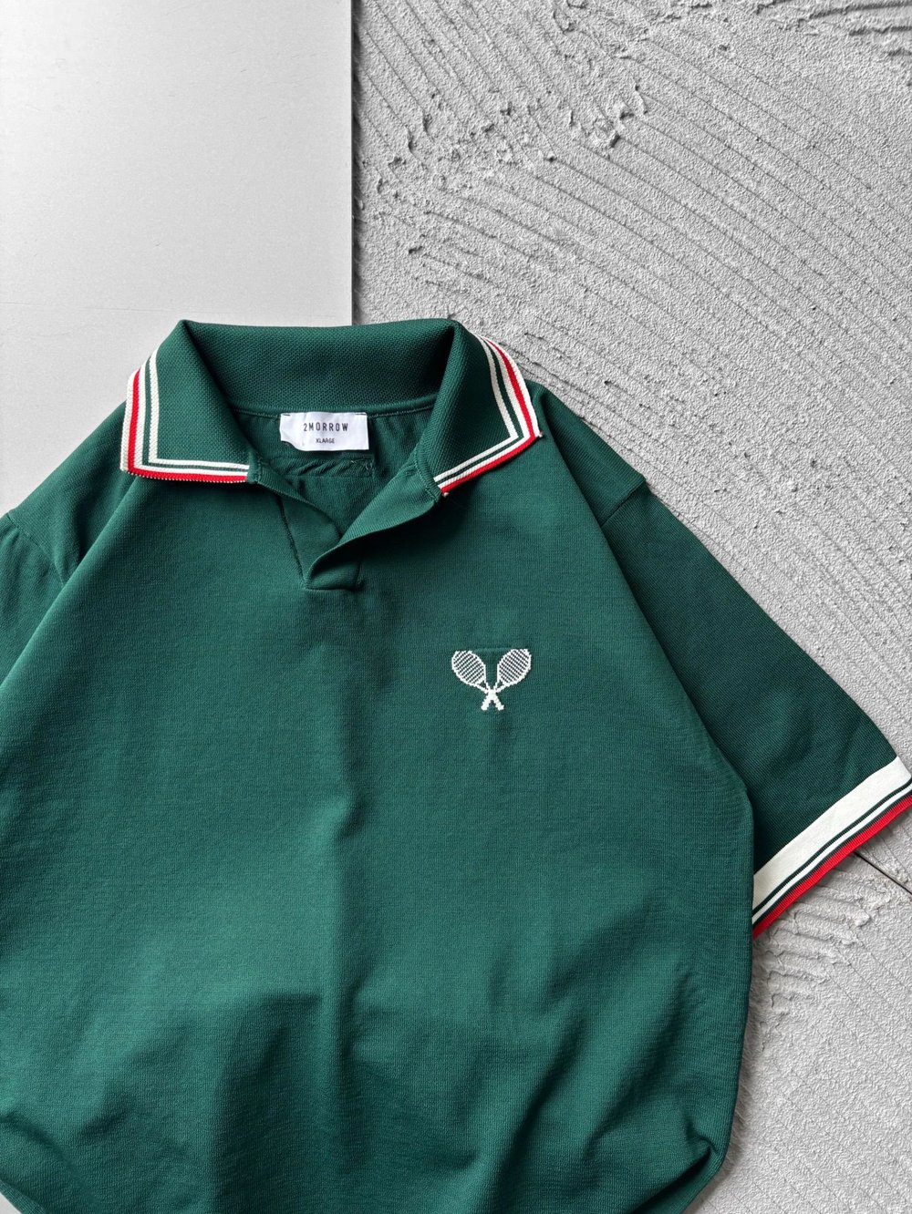 POLO YAKA NAKIŞ MORROW TİŞÖRT YEŞİL