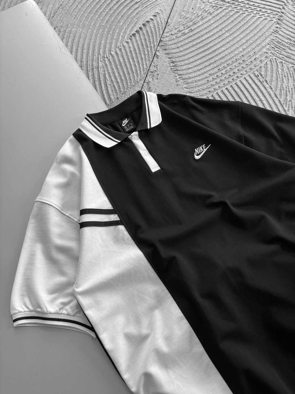 POLO YAKA NK RESMİ NAKIŞLI OVERSİZE TSHİRT
