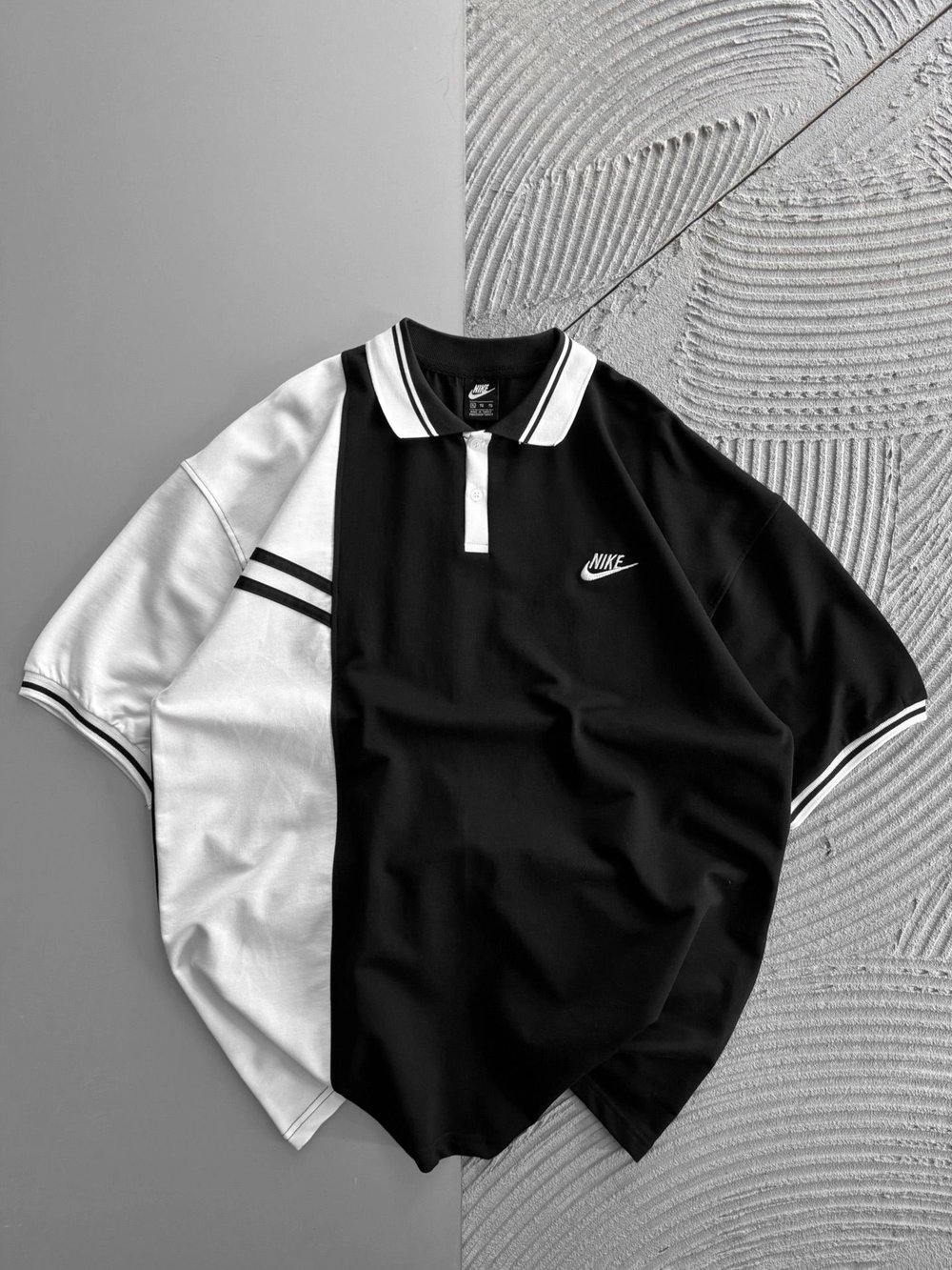 POLO YAKA NK RESMİ NAKIŞLI OVERSİZE TSHİRT