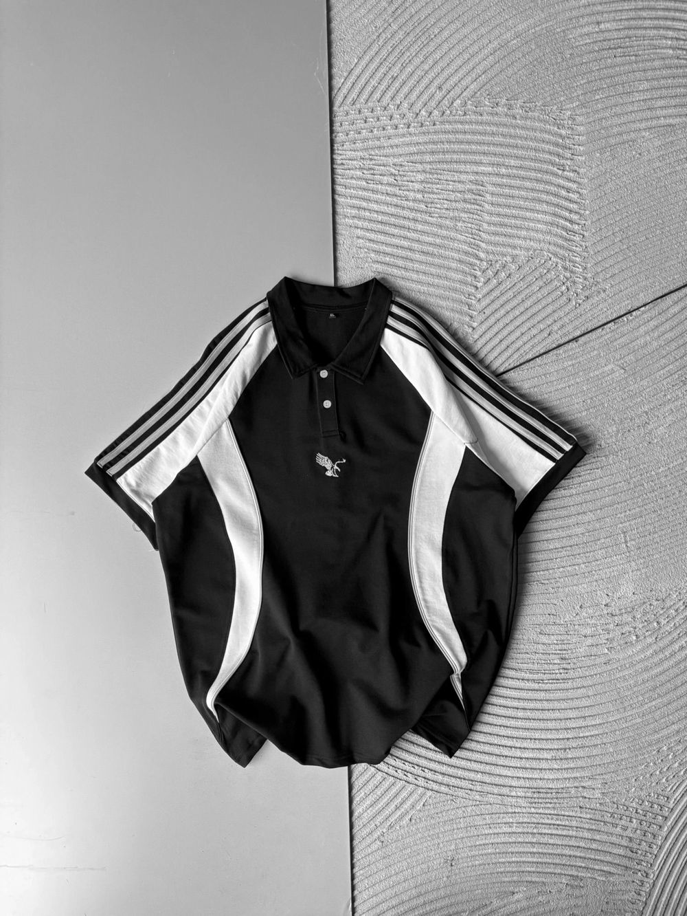 POLO YAKA SERIT BIYE 2 OVERSIZE TSHIRT