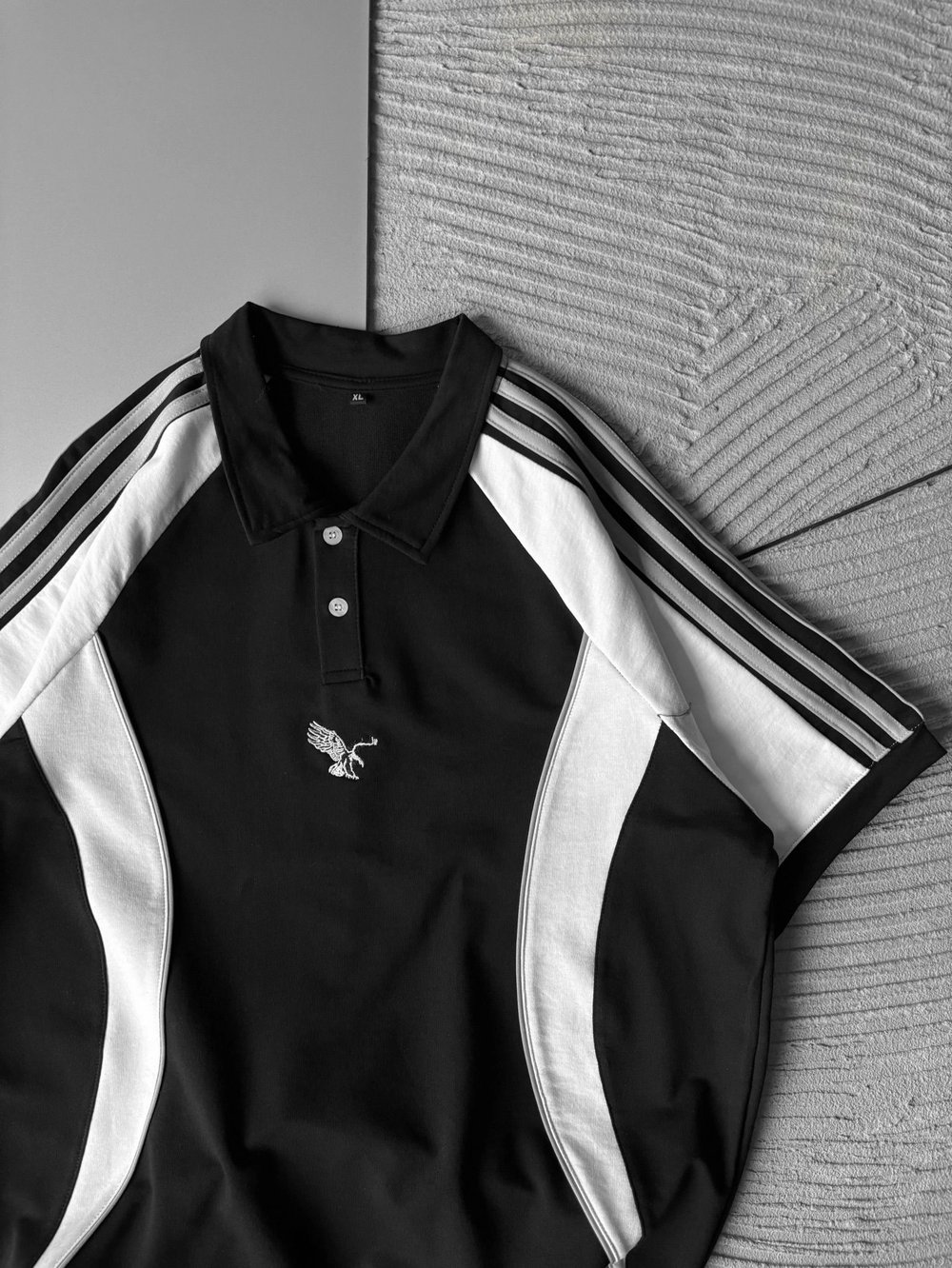 POLO YAKA SERIT BIYE 2 OVERSIZE TSHIRT