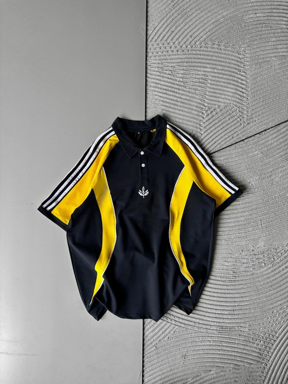 POLO YAKA SERIT BIYE OVERSIZE TSHIRT