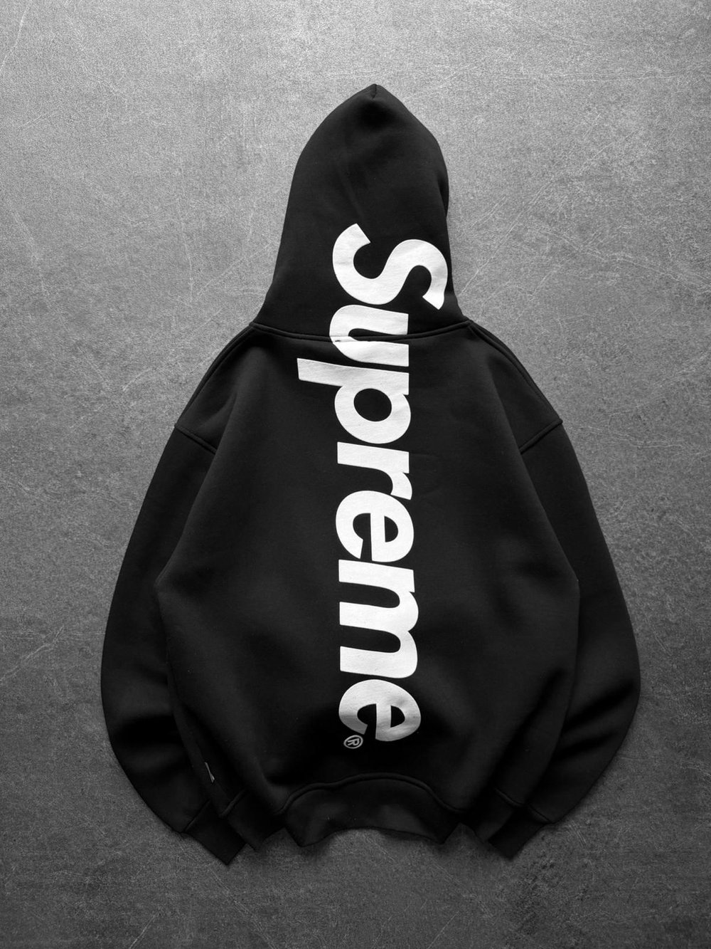 SIRT FUL SUP 3 İPLİK PAMUKLU KUMAŞ HIRKA SİYAH