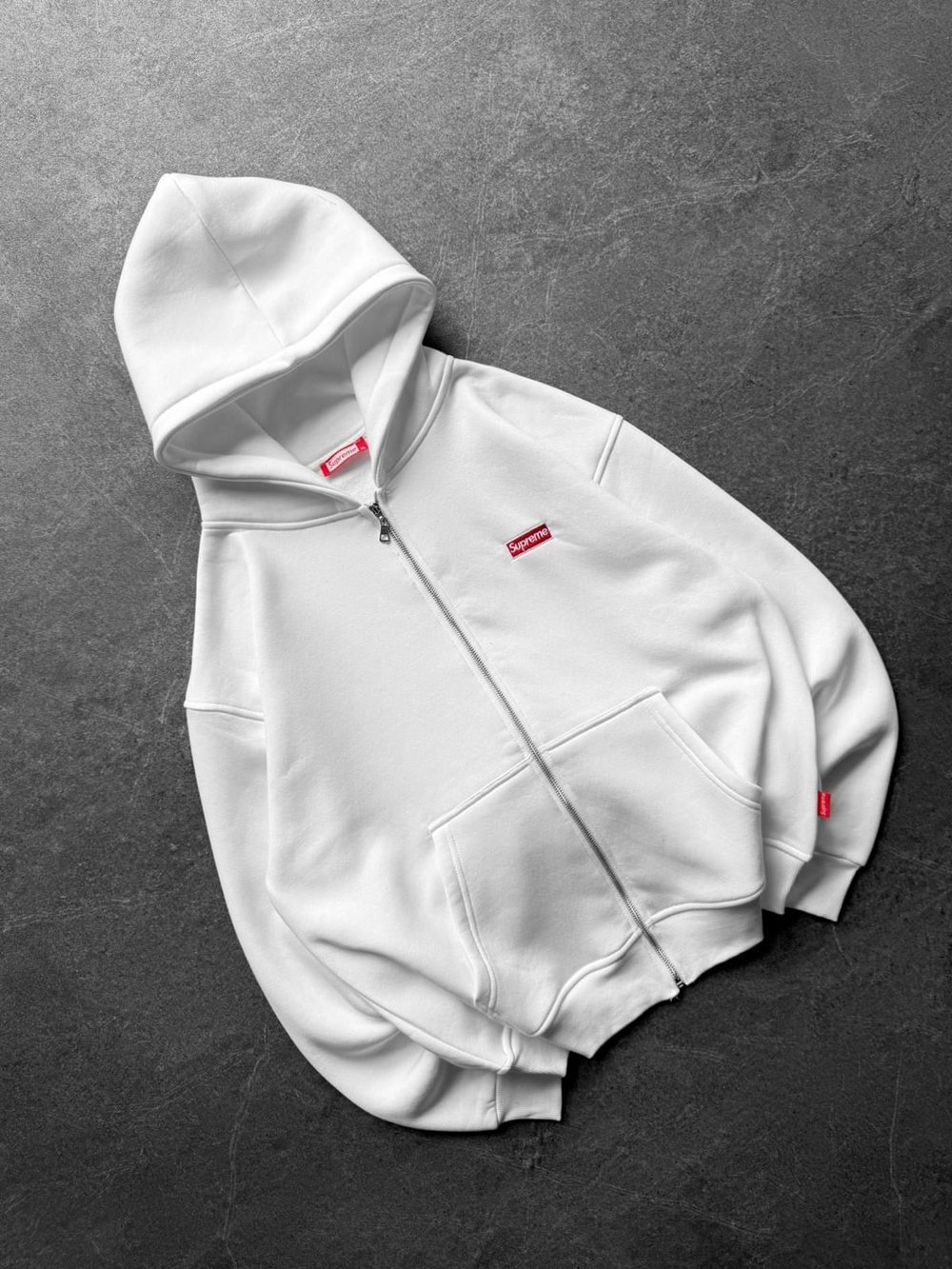 SIRT FUL SUP 3 İPLİK PAMUKLU KUMAŞ HIRKA BEYAZ
