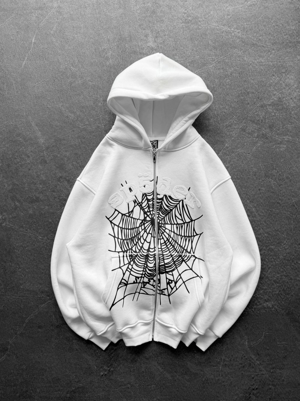 SPIDER OVERSİZE HIRKA BEYAZ
