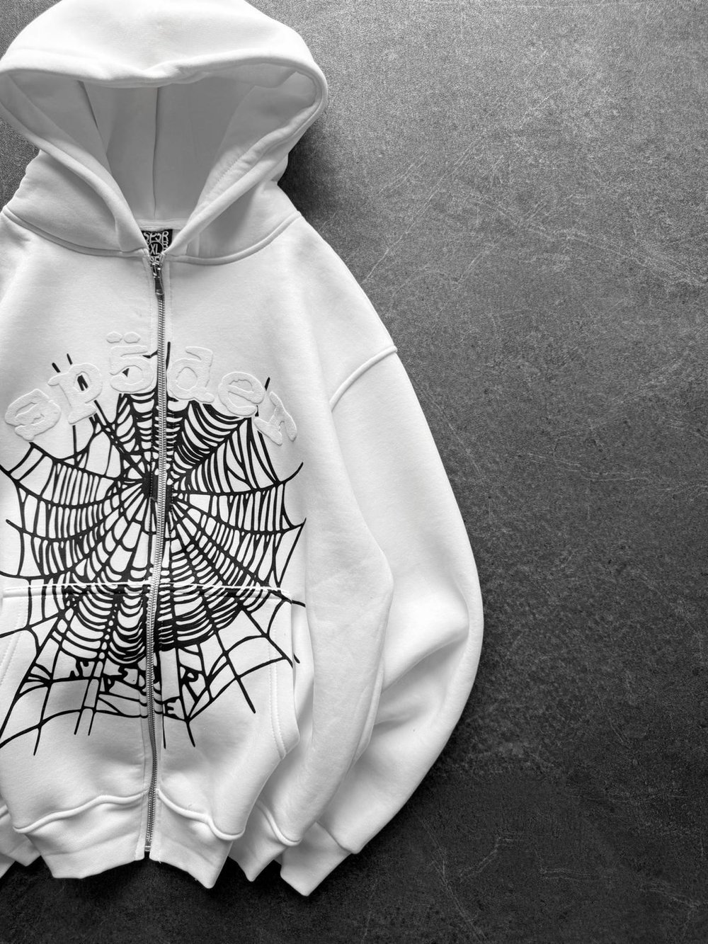 SPIDER OVERSİZE HIRKA BEYAZ
