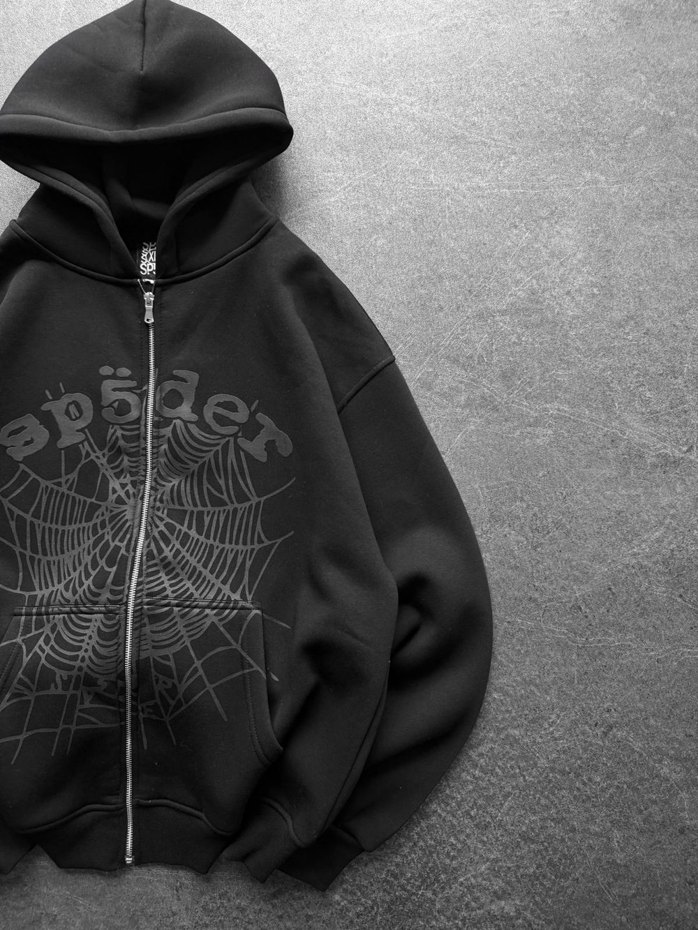 SPIDER OVERSİZE HIRKA SİYAH