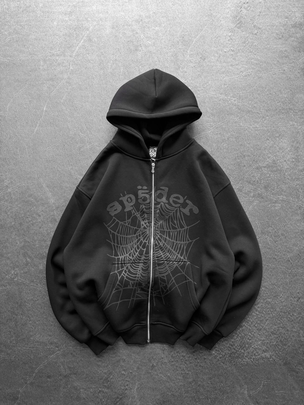 SPIDER OVERSİZE HIRKA SİYAH