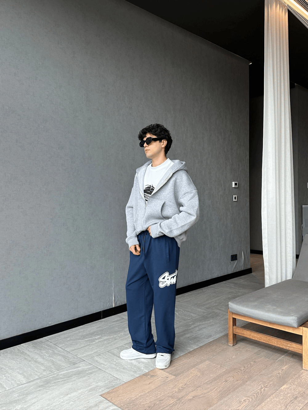 STW YAN BÜYÜK PUNTO 2 İPLİK PAÇA LASTİKLİ EŞOFMAN ALTI LACİ