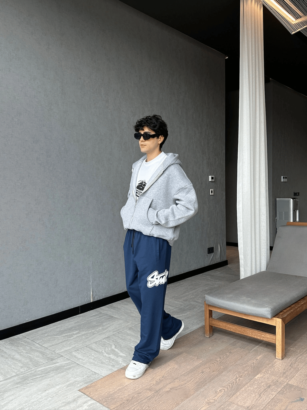 STW YAN BÜYÜK PUNTO 2 İPLİK PAÇA LASTİKLİ EŞOFMAN ALTI LACİ