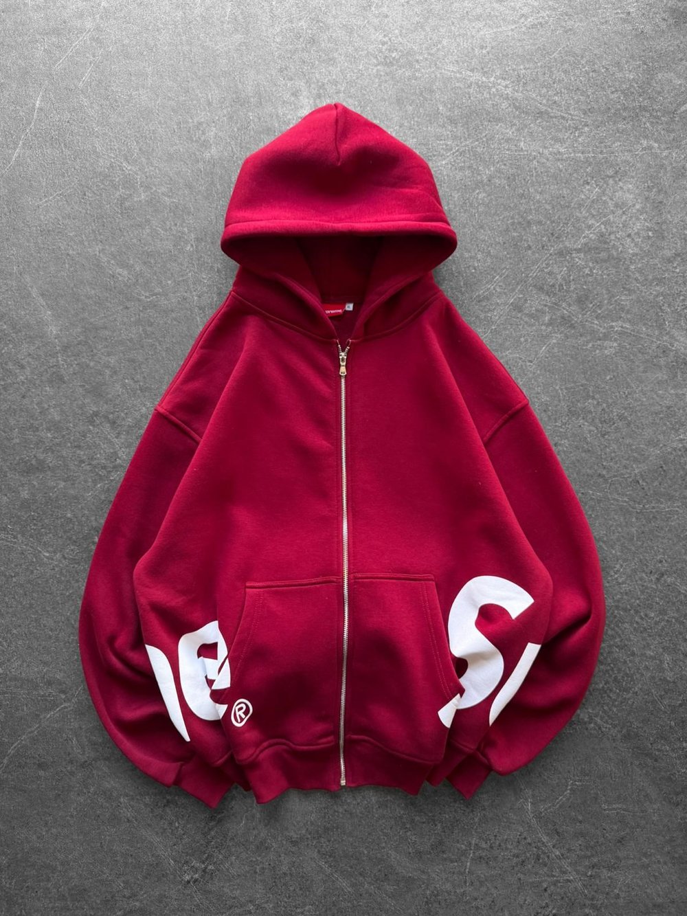 SUPREM OVERSİZE HIRKA KIRMIZI