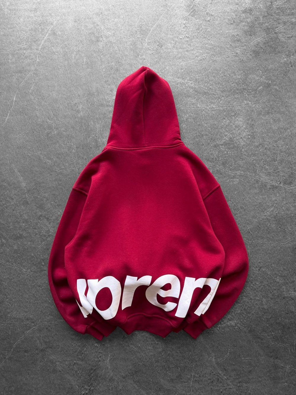 SUPREM OVERSİZE HIRKA KIRMIZI