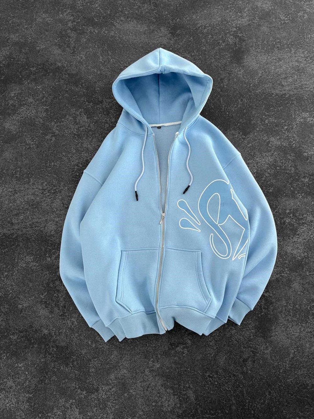 SYN 3 İPLİK PAMUKLU HIRKA BEBEMAVİ