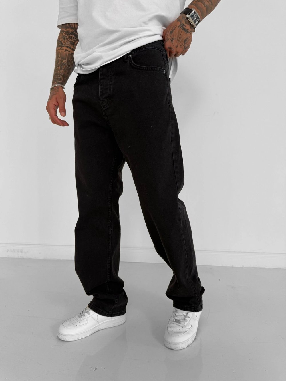WE11 KOT BAGGY PANTOLON SİYAH