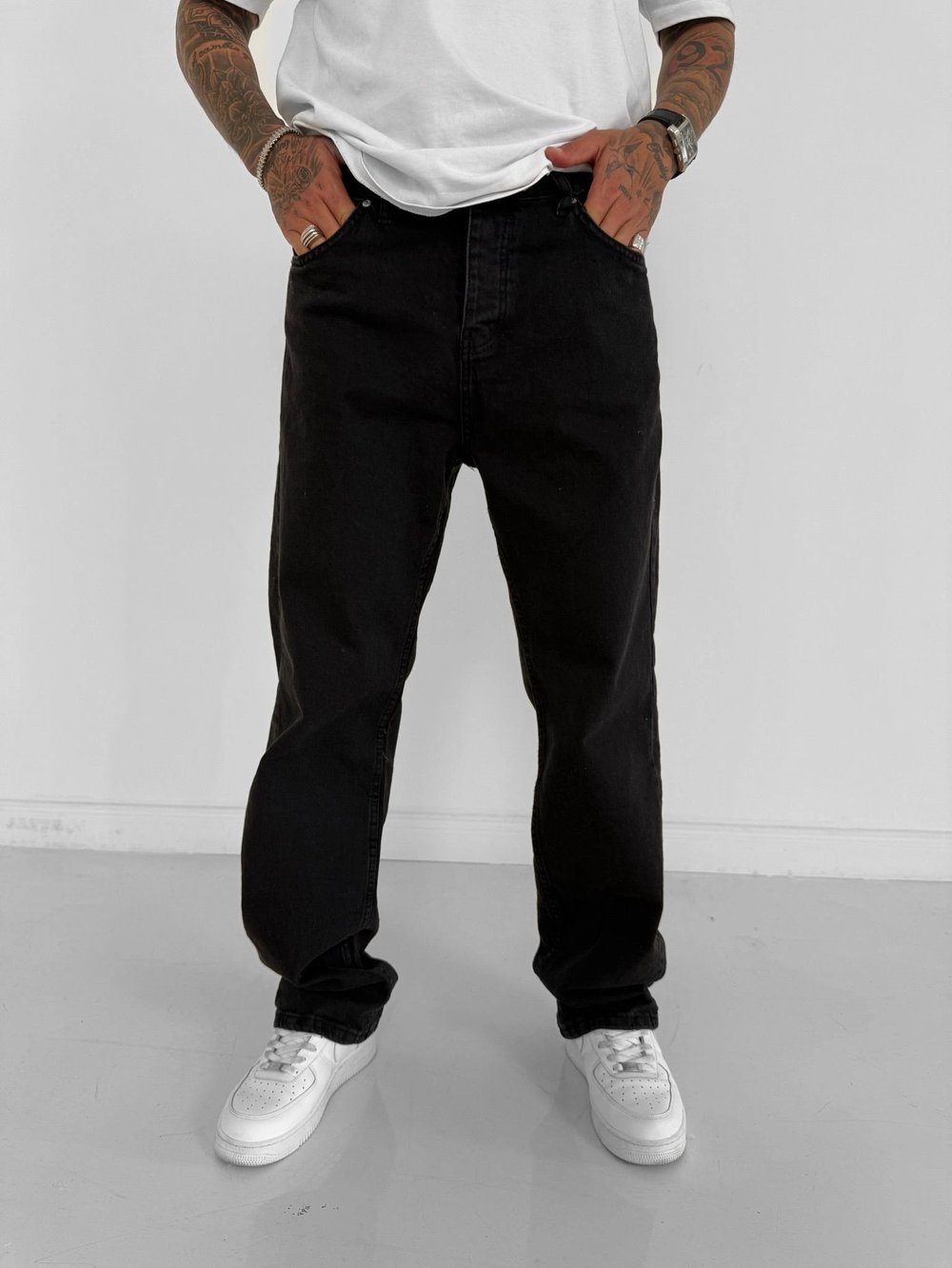WE11 KOT BAGGY PANTOLON SİYAH