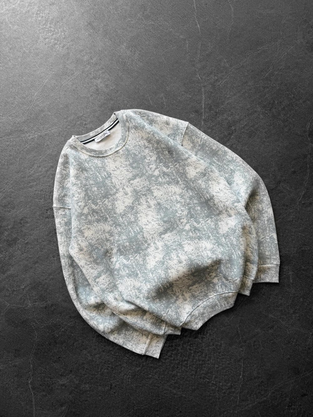 YIKAMALI PL 3 İPLİK PAMUKLU SWEAT BEYAZ