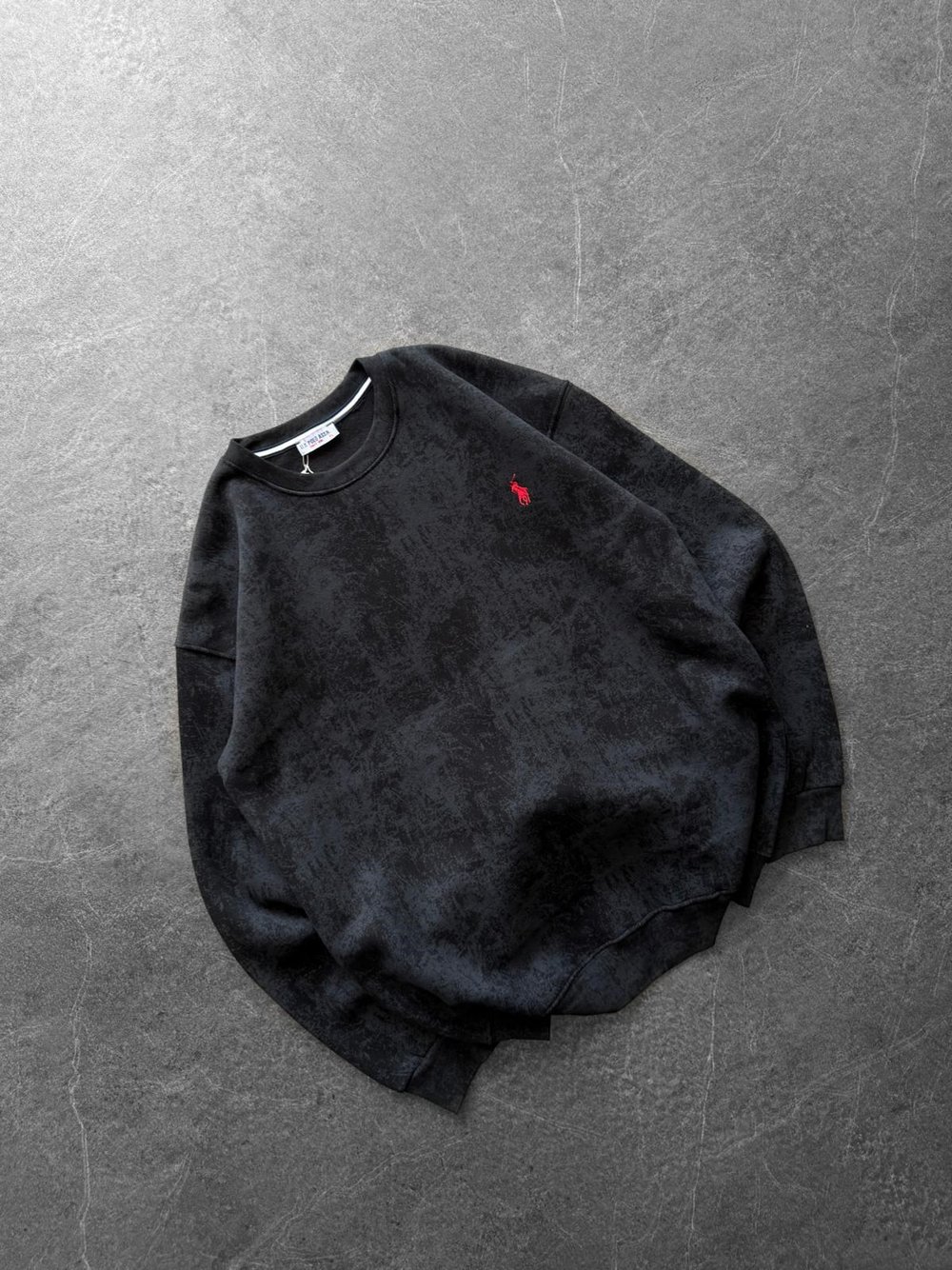 YIKAMALI PL 3 İPLİK PAMUKLU SWEAT SİYAH
