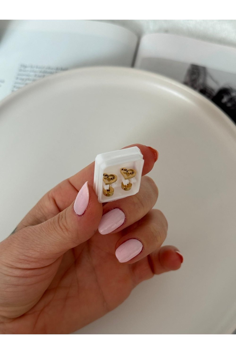 Gold Tragus Küpe | İkili Tragus Küpe