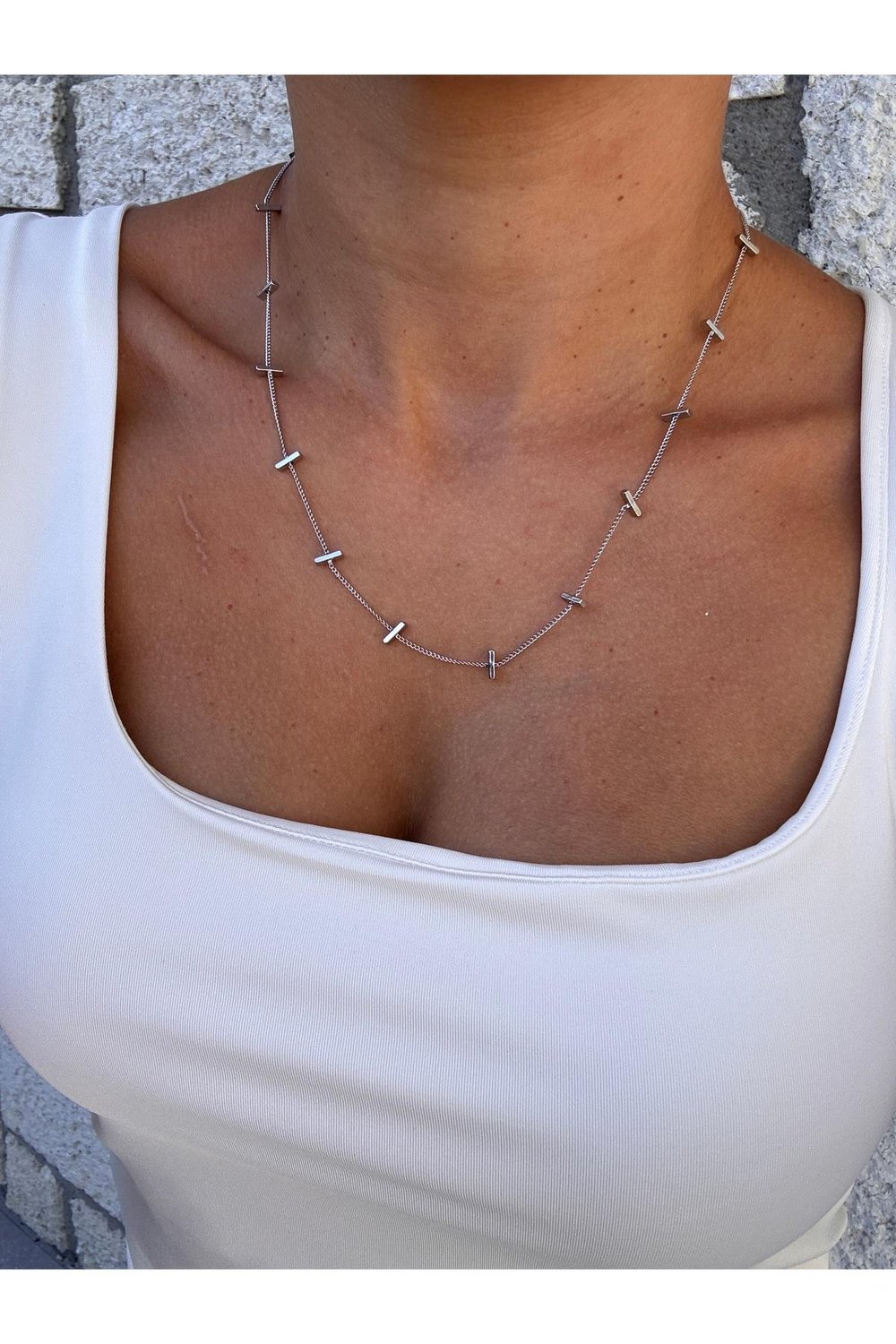 Renk Atmaz Antialerjik Zincir Kolye | 55 cm | Chain Necklace