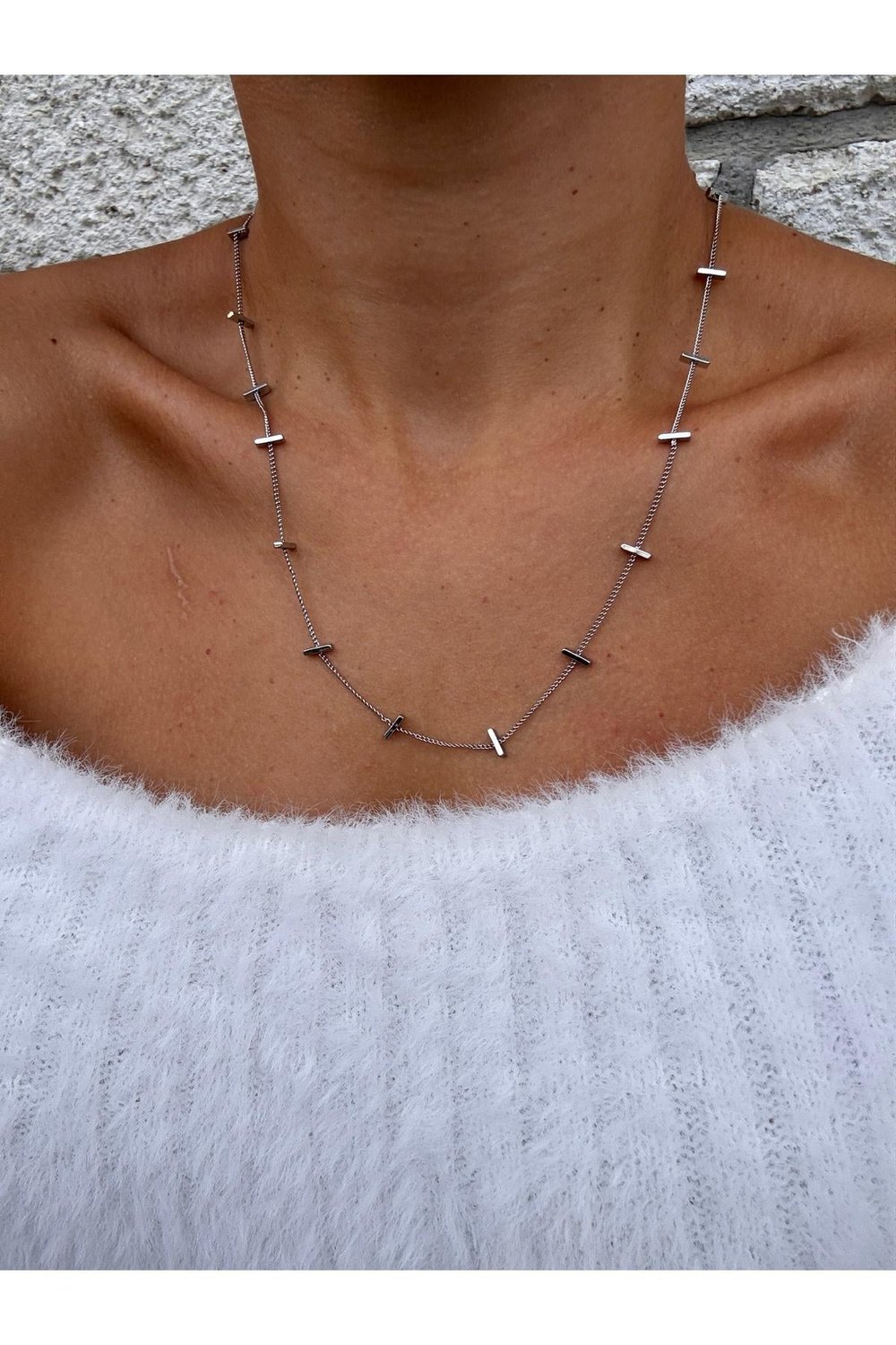 Renk Atmaz Antialerjik Zincir Kolye | 55 cm | Chain Necklace