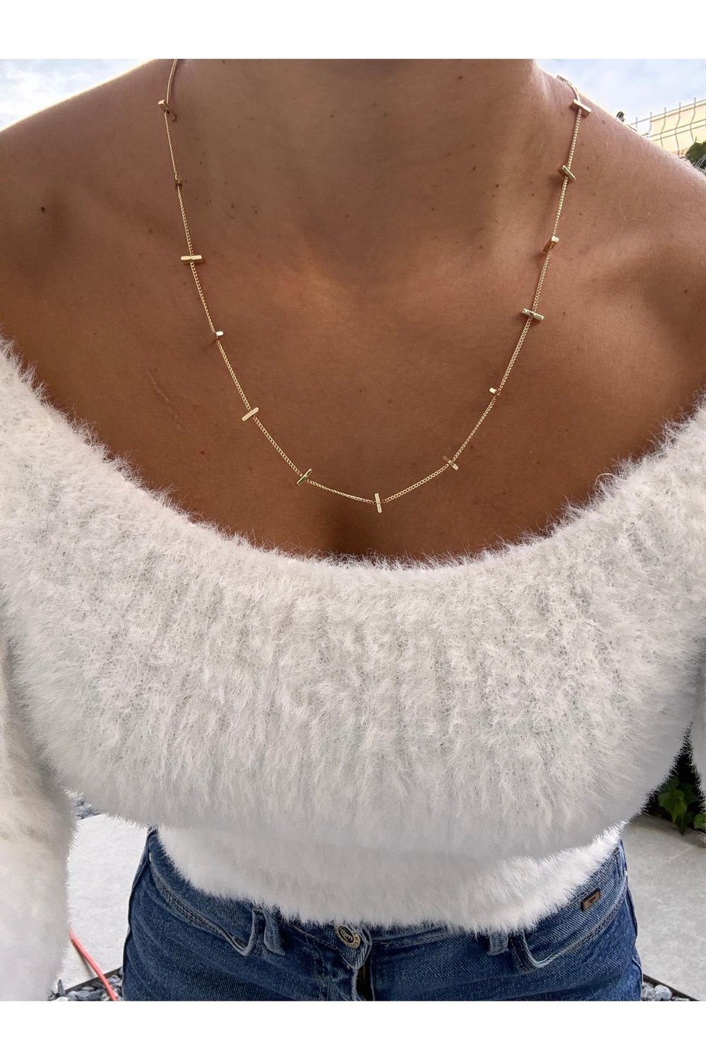 Renk Atmaz Antialerjik Zincir Kolye | 55 cm | Chain Necklace