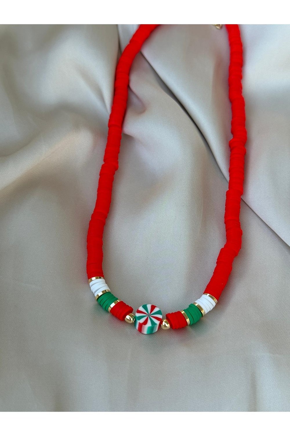 Yılbaşı Kolye | Noel Kolye | Christmas Necklace | Yılbaşı Kolyesi | Yılbaşı Takı | Fimo Kolye