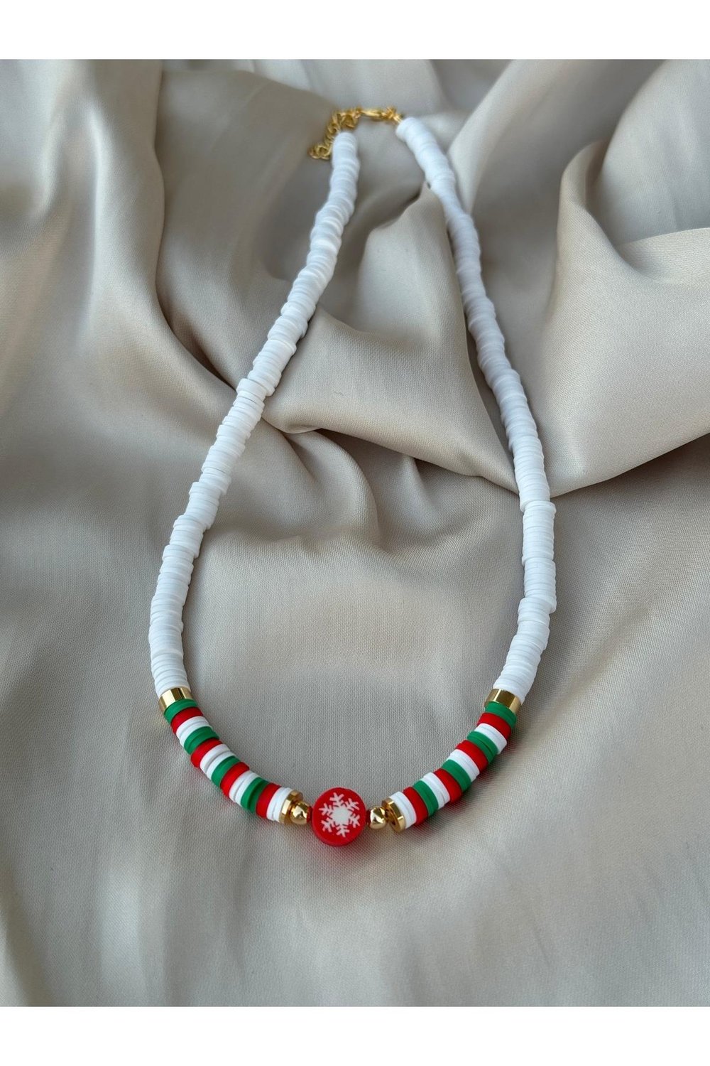 Yılbaşı Kolye | Noel Kolye | Christmas Necklace | Yılbaşı Kolyesi | Yılbaşı Takı | Fimo Kolye