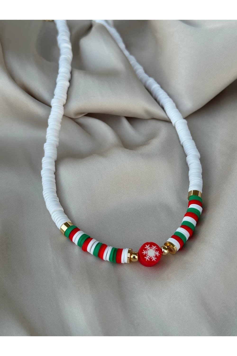 Yılbaşı Kolye | Noel Kolye | Christmas Necklace | Yılbaşı Kolyesi | Yılbaşı Takı | Fimo Kolye