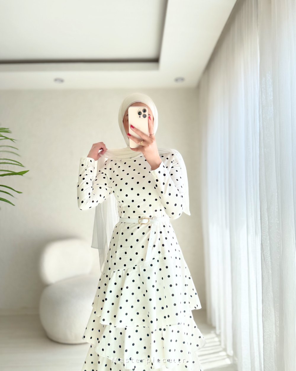 Polka Dot Elbise