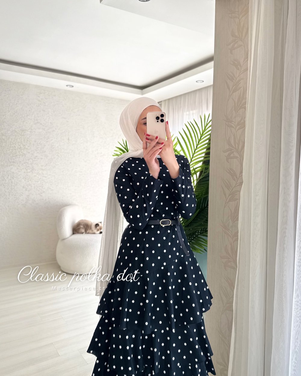 Polka Dot Elbise