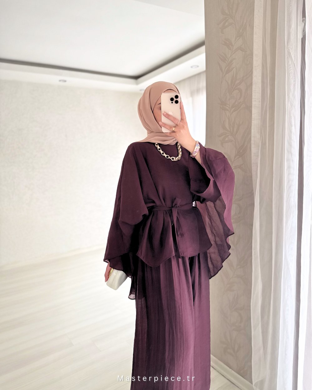 Softelle Asimetrik Kesim Pantolon Takım 
