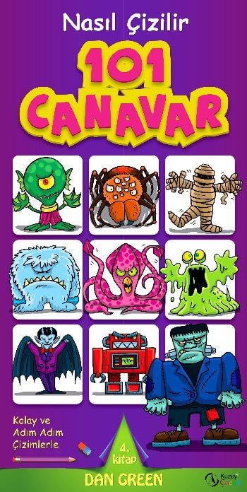 101 Canavarlar  Nasıl Çizilir - 4. Kitap