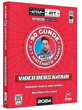 2024 AYT 90 Günde Matematik Kampı Video Ders Kitabı Mert Hoca Yayınları 2024
