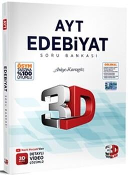 2026 AYT 3D Edebiyat Tamamı Video Çözümlü Soru Bankası 3D Yayınları